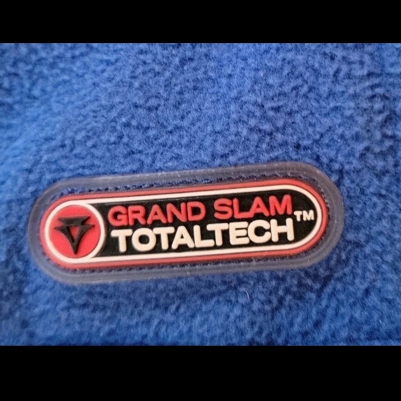 Grand Slam Total Tech Men's Blue Fleece Reversible Windbreaker Vest Size XL - Picture 5 of 7